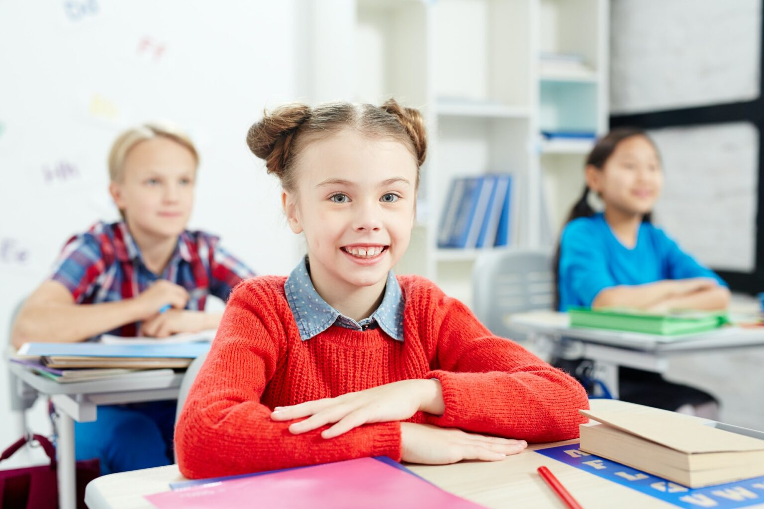 Kids in school